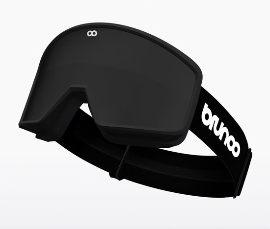 Brunoo Blaze Premium Skibril - Zwart - Inclusief 2 lenzen