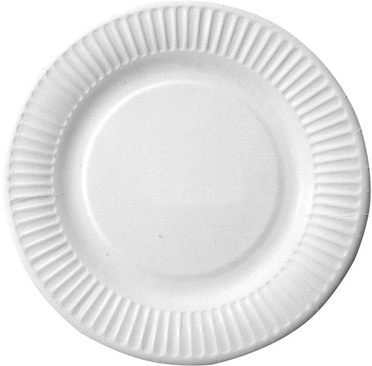 NATURE Star kartonnen borden rond 230 mm wit, 100 stuks