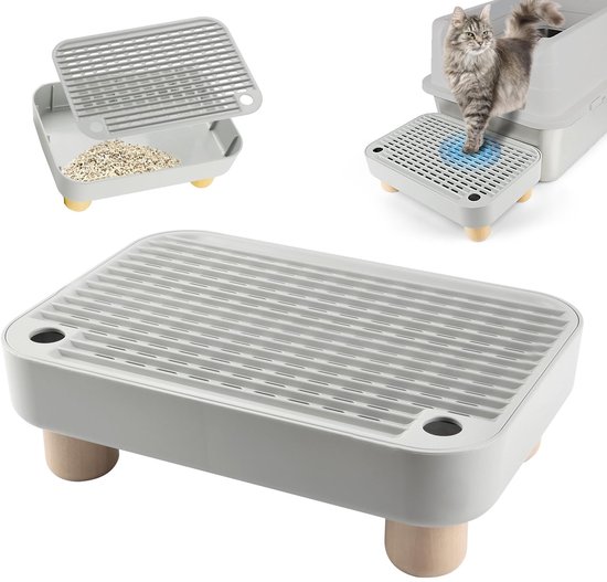 Kattenbakhelling, treden/trap voor katten, kattenbak met filterfunctie