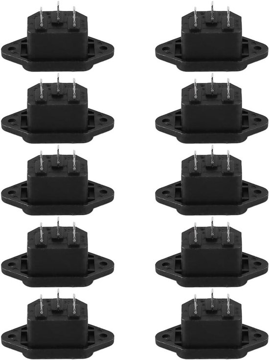 Oiyagai 10 Pares de Conectores de Enchufe de Alimentación DC de 2,1x5