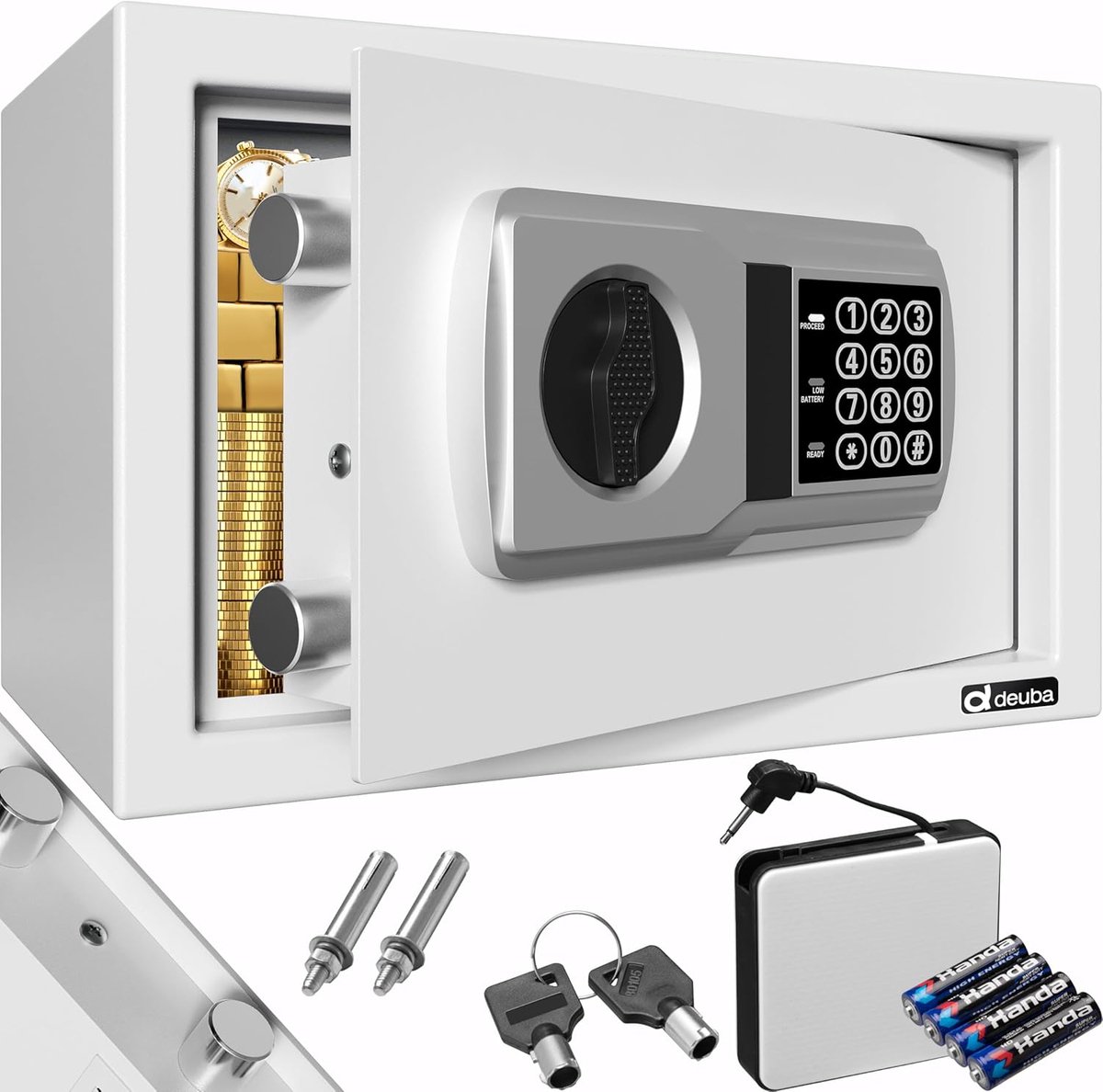 Elektronische Kluis 31x20x20cm - Veilig en Programmeerbaar Combislot