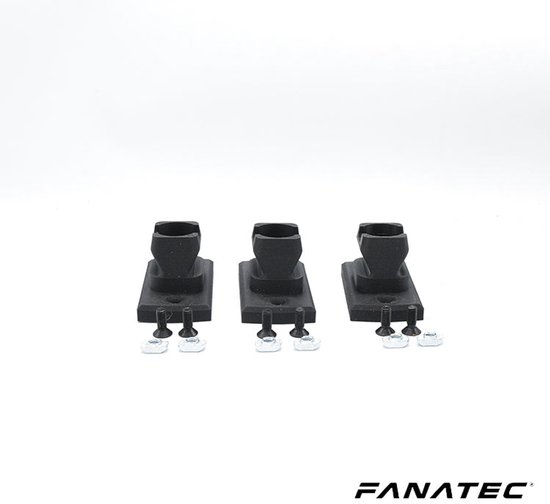 3-Pack Fanatec QR2 Wheel Mount voor Sim Rig - Kleur Zwart van Fanatec — afbeelding 2