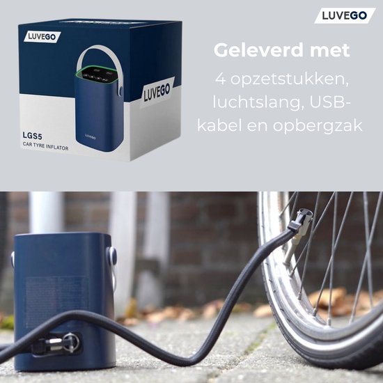 Campingaz Draagbare draadloze luchtcompressor - slimme auto/motorfiets