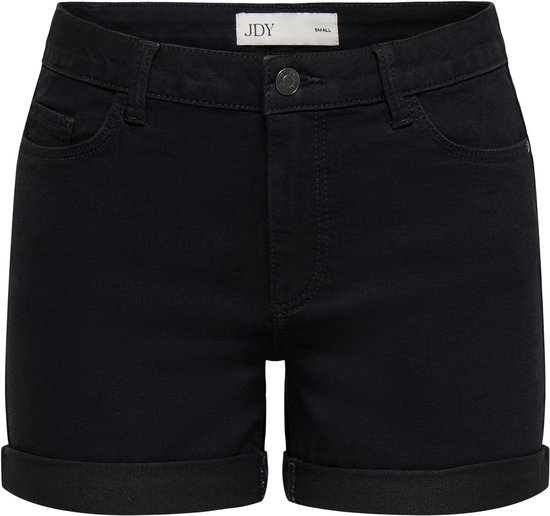 Jacqueline de Yong Pantalon Jdymoon Mw Shorts Dnm 15370779 Black Denim Femme Taille - S