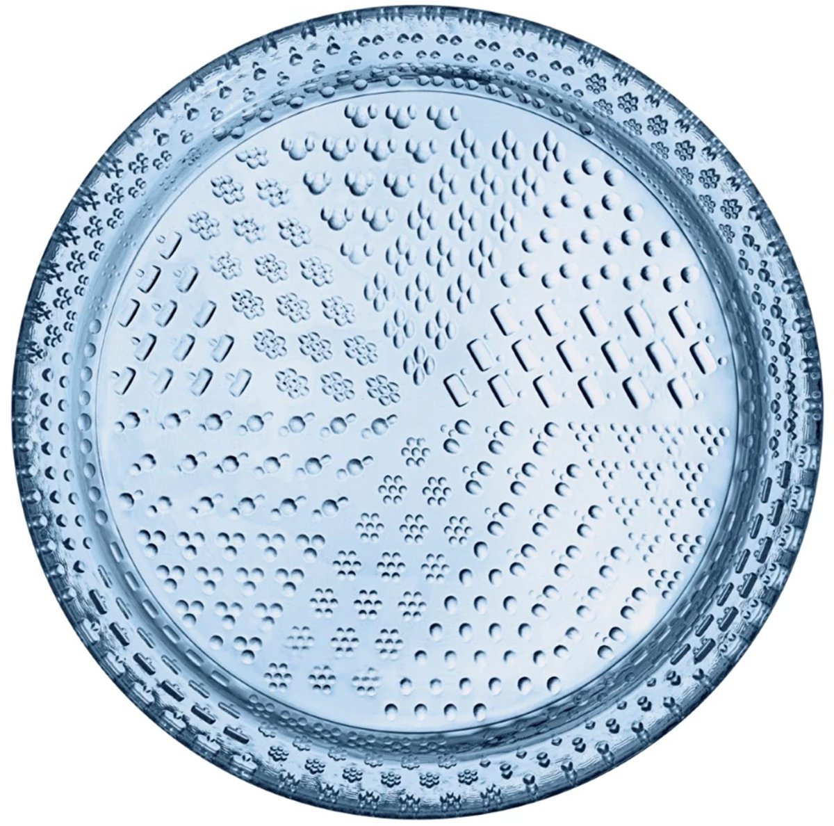 Iittala Oiva Toikka Tundra plat bord D15,4cm aqua