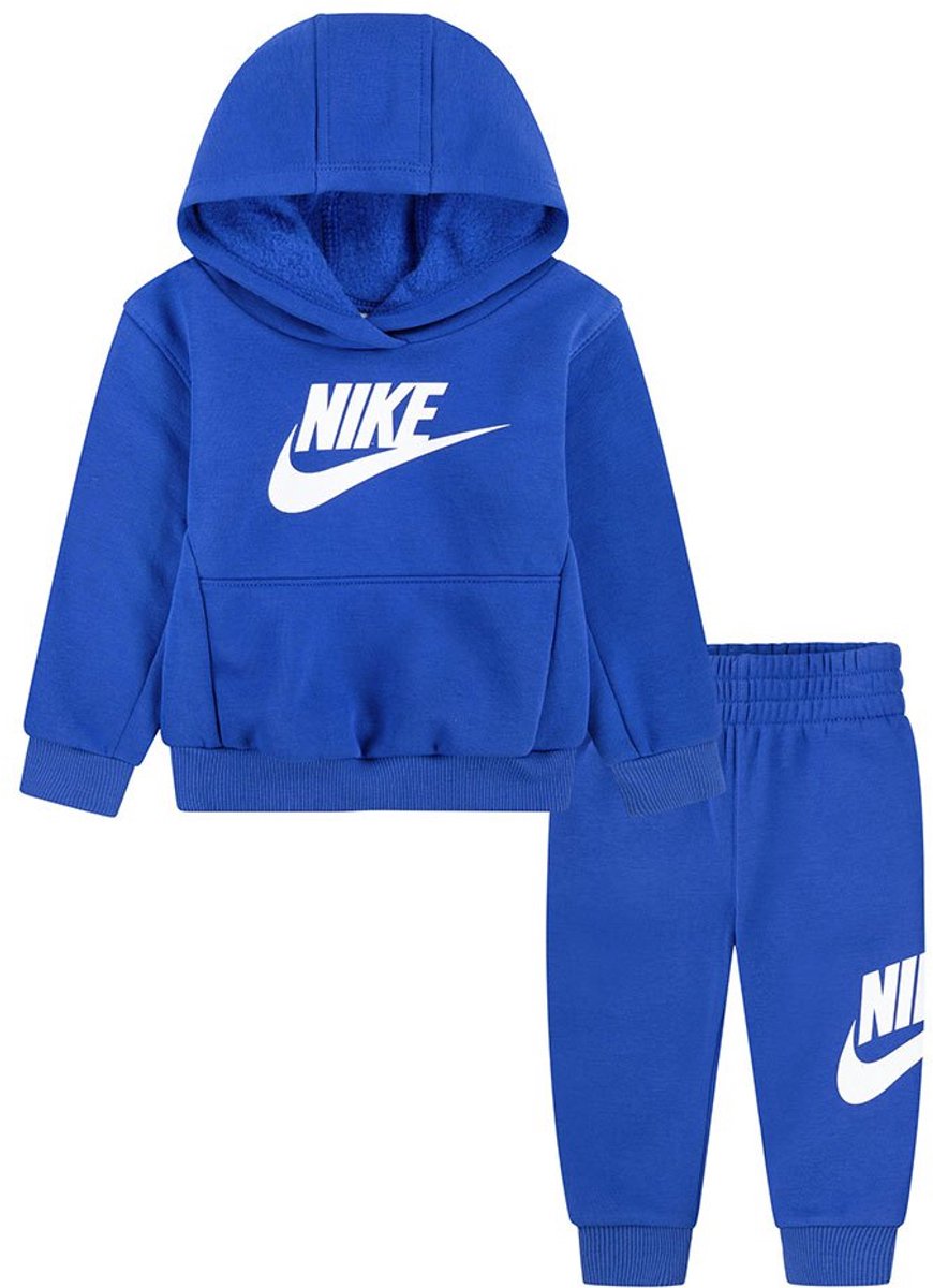 Nike Kids Club Fleece Set Met Lange Mouwen 12 Months Jongens Meisjes Game Royal