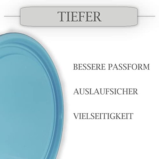 Herbruikbare Siliconen Deksels voor Yoghurtbekers - Set van 4 van Merkloos — afbeelding 4