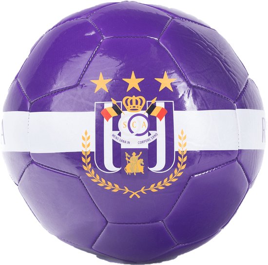 RSC Anderlecht bal Streep paars - Maat 5