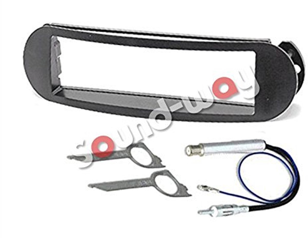 2 DIN Radio Paneelframe voor Auto's met Antenneadapter en Demontagesleutels