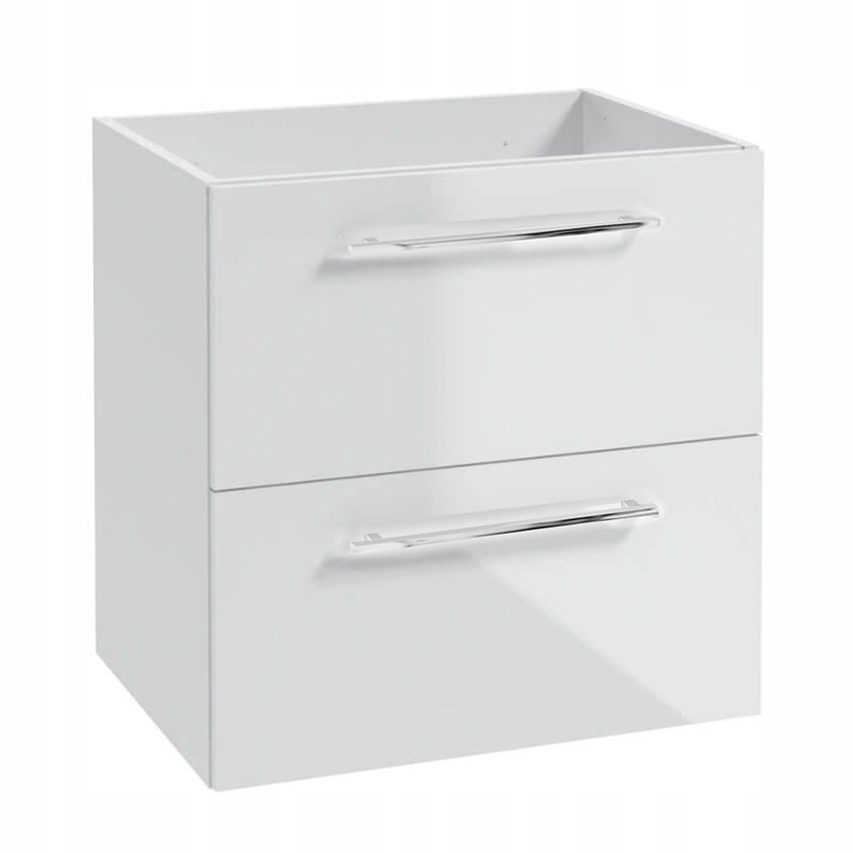 STAMAR - Badkamerkast 59cm met Wandcloset - Badkamermeubel - Wit