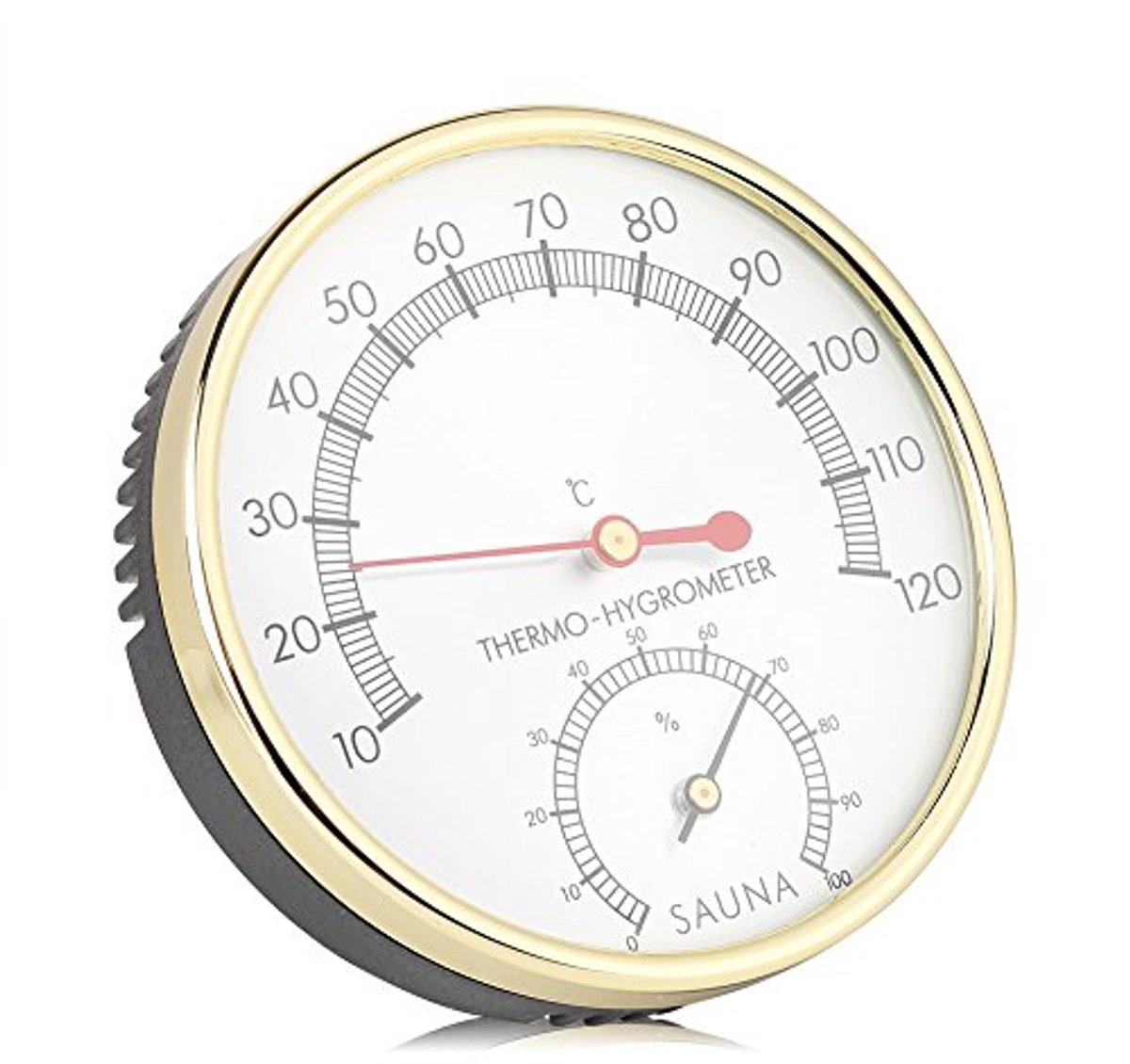 Metal Dial Sauna Hygrometer Indoor Thermometer Hygrometer Sauna Room Hygro-Thermometer Accessory