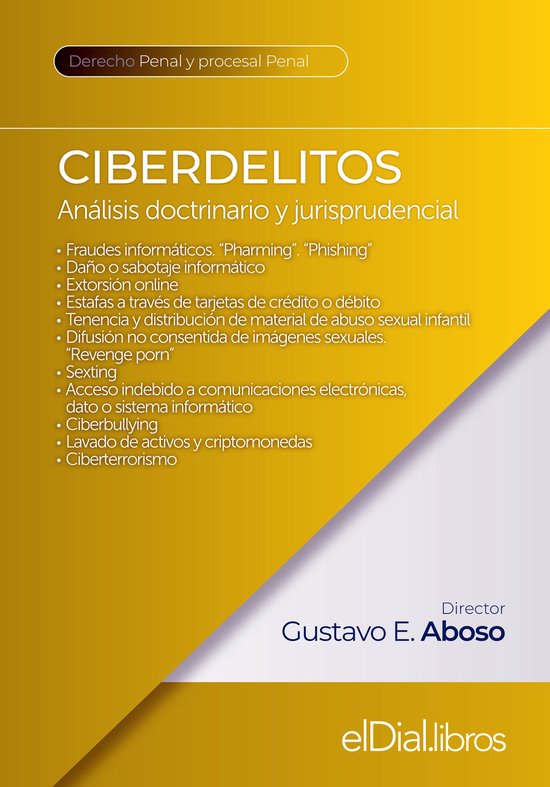 Derecho Penal y Procesal Penal - Ciberdelitos - cover