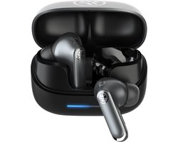 JLab Epic Pods ANC Draadloze Oordopjes - Bluetooth Oortjes - Tap en Knijpbediening - Noise Cancelling - Knowles Drivers - Equalizer Instellingen - LabSpatial - 60 Uur Batterij - Snelladen - Zwart