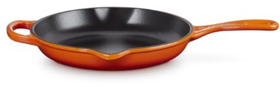 Le Creuset Signature gietijzeren koekenpan - 23 cm, oranje rood