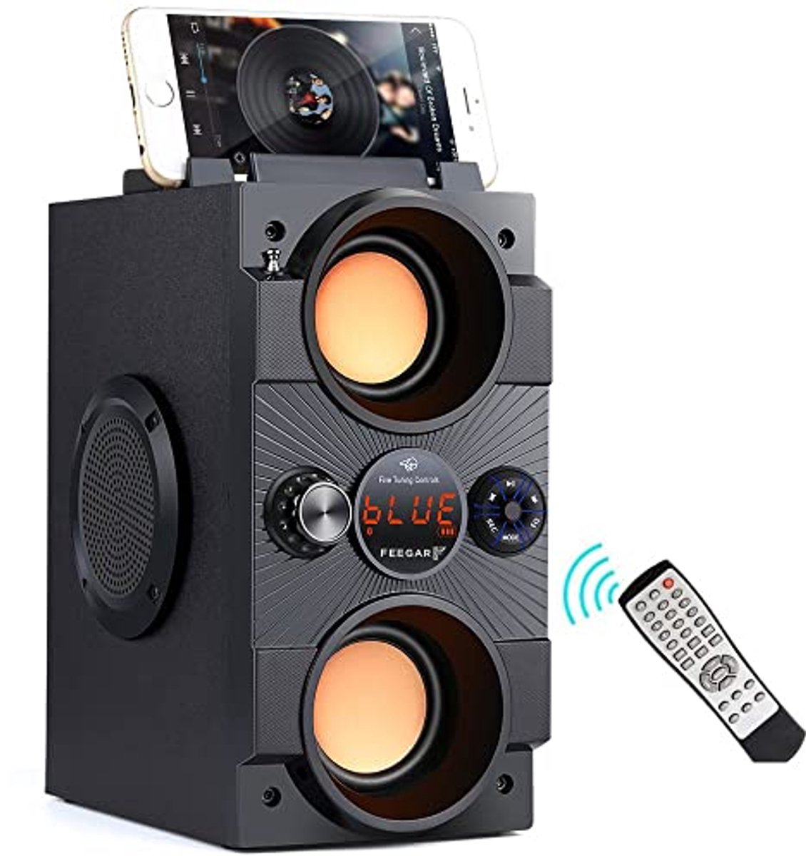 Draagbare Bluetooth-luidspreker met 30W Vermogen en Dubbele Subwoofers - Voor Buiten Gebruik