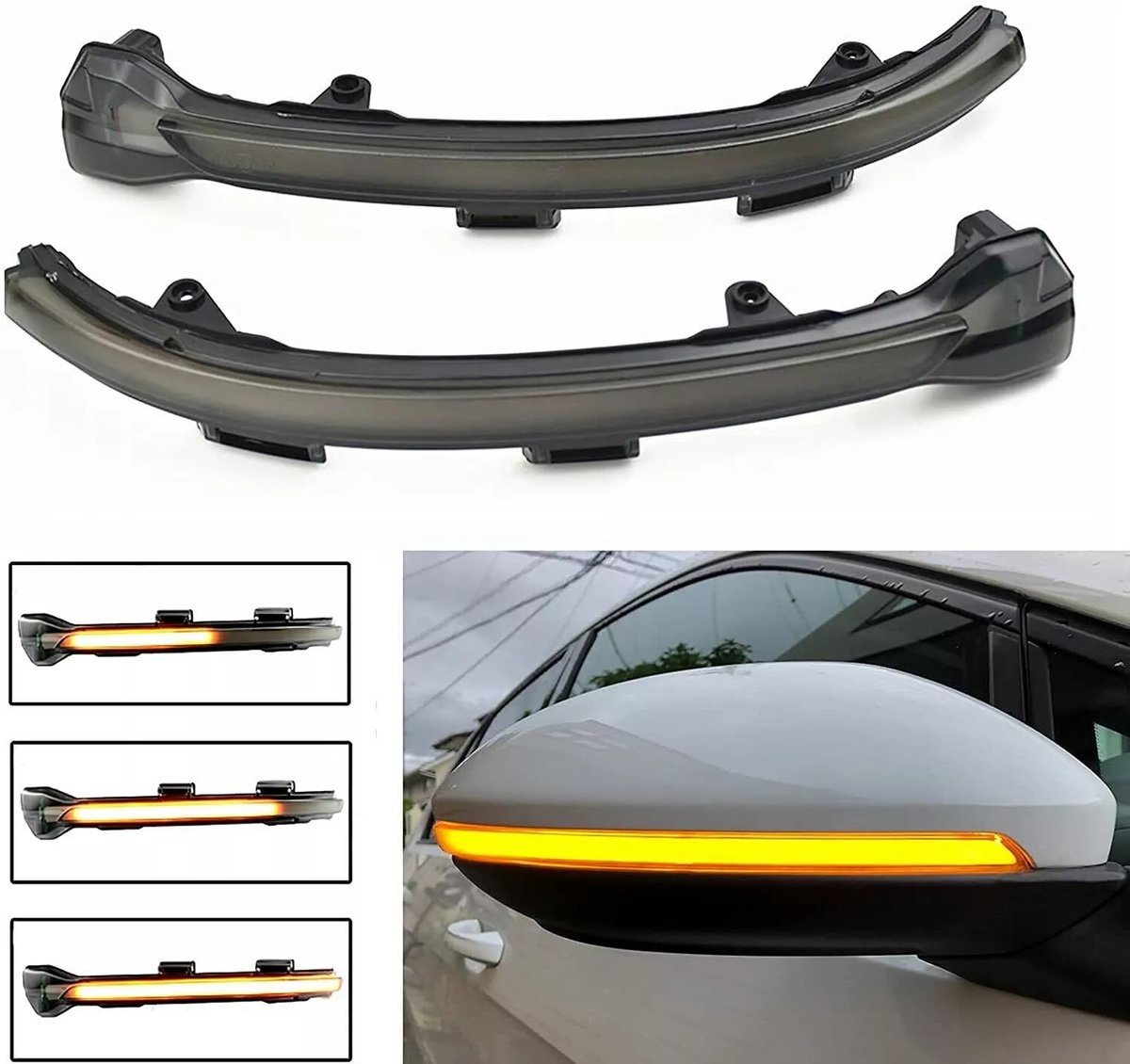 Image of 2x LED-spiegelknipperlichten buitenspiegel geschikt voor VW Golf 7 | Touran type 5T1 - adventskalender 2025