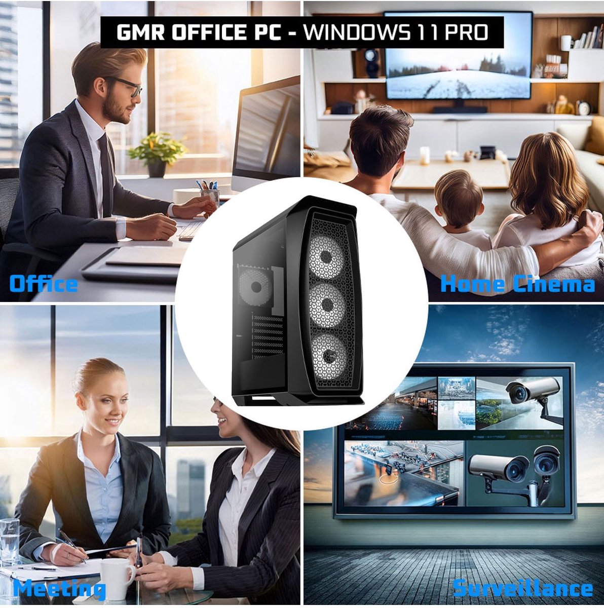 Intel Compleet Desktop PC | Intel Core i5 | 32 GB RAM | 1 TB SSD | Windows 11 Pro | Business Office Multimedia Computer — afbeelding 5