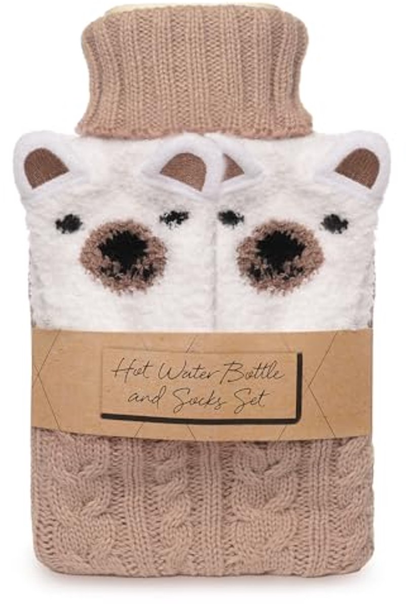 Warmwaterkruik en Sokken Set voor Comfort en Warmte