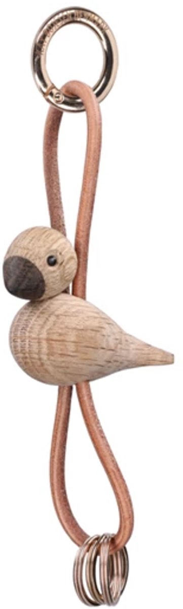 Kay Bojesen bird sleutelhanger hout