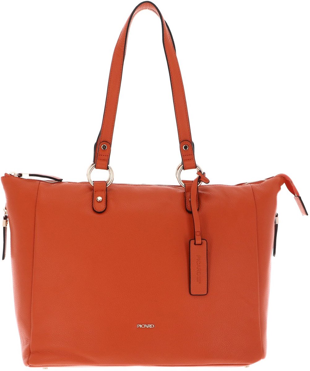 PICARD shopper schoudertas met laptopvak Java Shopper Orange oranje