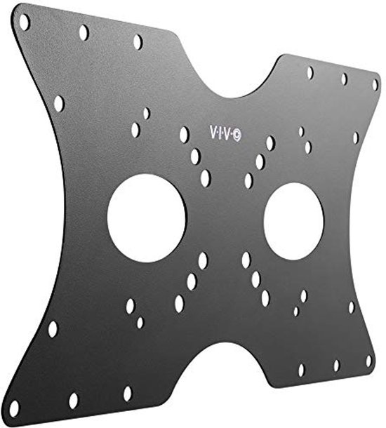 VIVO Stalen VESA Mount Adapter Plaat Beugels voor LCD Schermen, Conversie Kit voor VESA tot 400x400mm, MOUNT-AD4X4