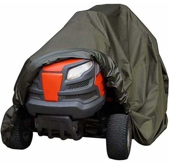 Housse de protection pour tondeuse autoportée, imperméable, robuste, durable, résistante aux UV et à l'eau pour tondeuses autoportées intérieures et extérieures (couleur : vert, dimensions : 177 x 110 x 110 cm)