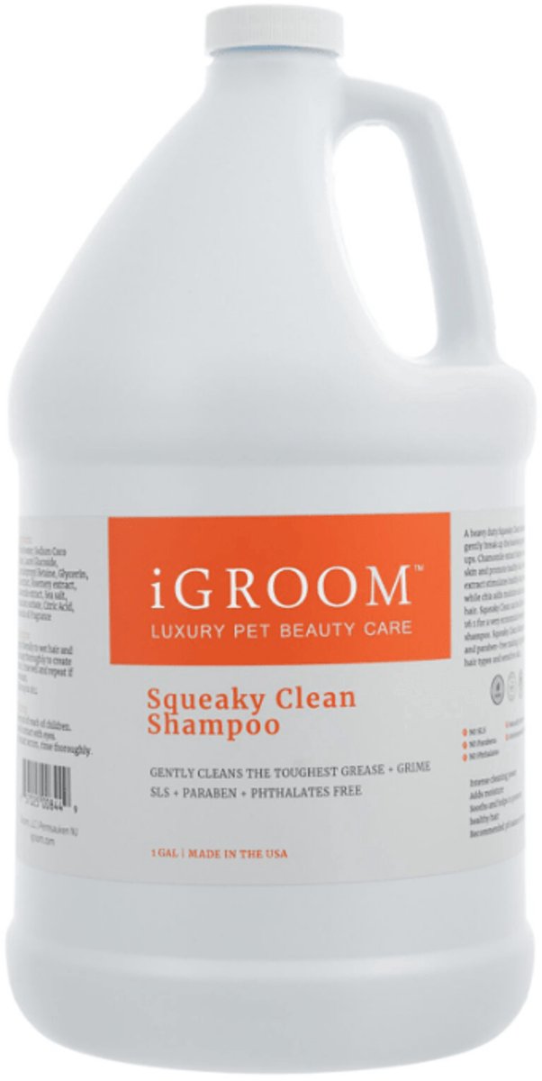 iGroom - Squeaky Clean Shampoo - Heavy Duty - Zachte shampoo - 3.8L