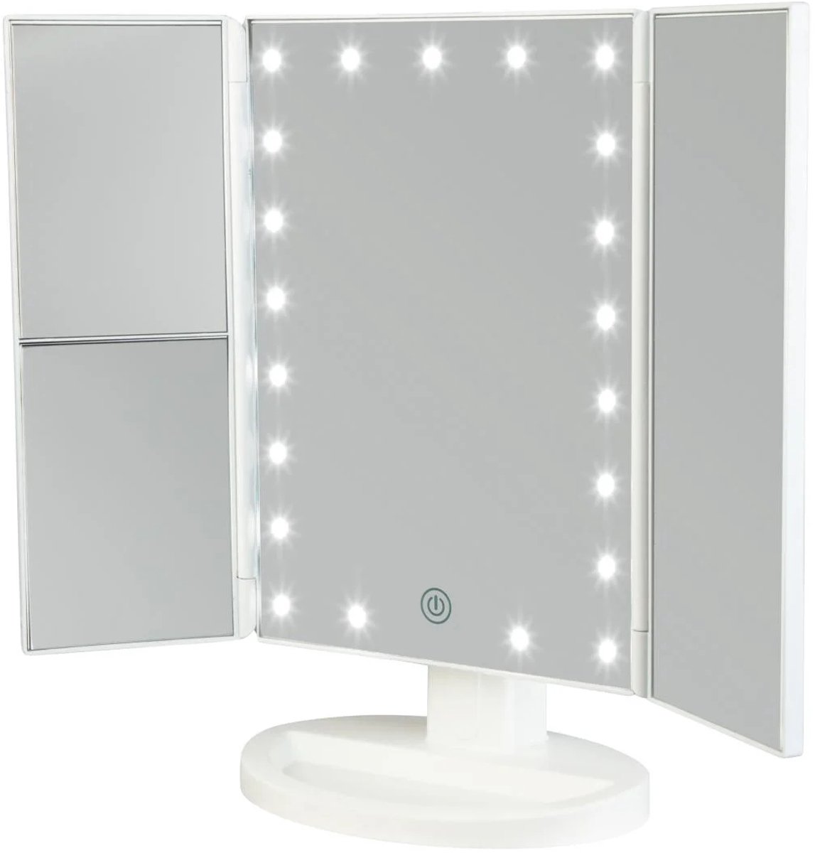 Cien LED Make up Spiegel - Wit - 16.2 x 23.5 cm