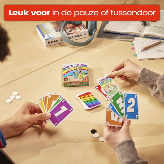 999 Games - LAMA - Vlot Kaartspel - Eenvoudige spelregels - Familiespel - Gezelschapsspel - Educatief spel - Klein cadeautje