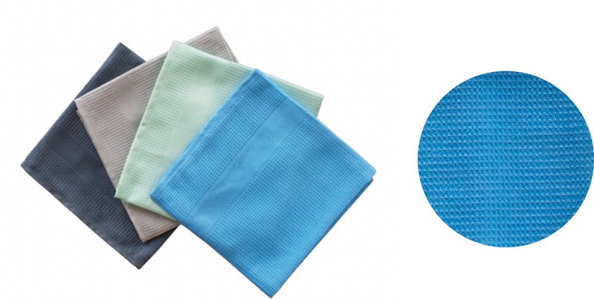Mister GoGo - Microvezeldoekjes – 4 stuks – Raamdoeken – Schoonmaakdoekjes – Raamdoeken streeploos – Microvezeldoeken – Reinigingsdoekjes – Spiegeldoeken – Auto droogdoek – Auto schoonmaak – 60 x 40cm