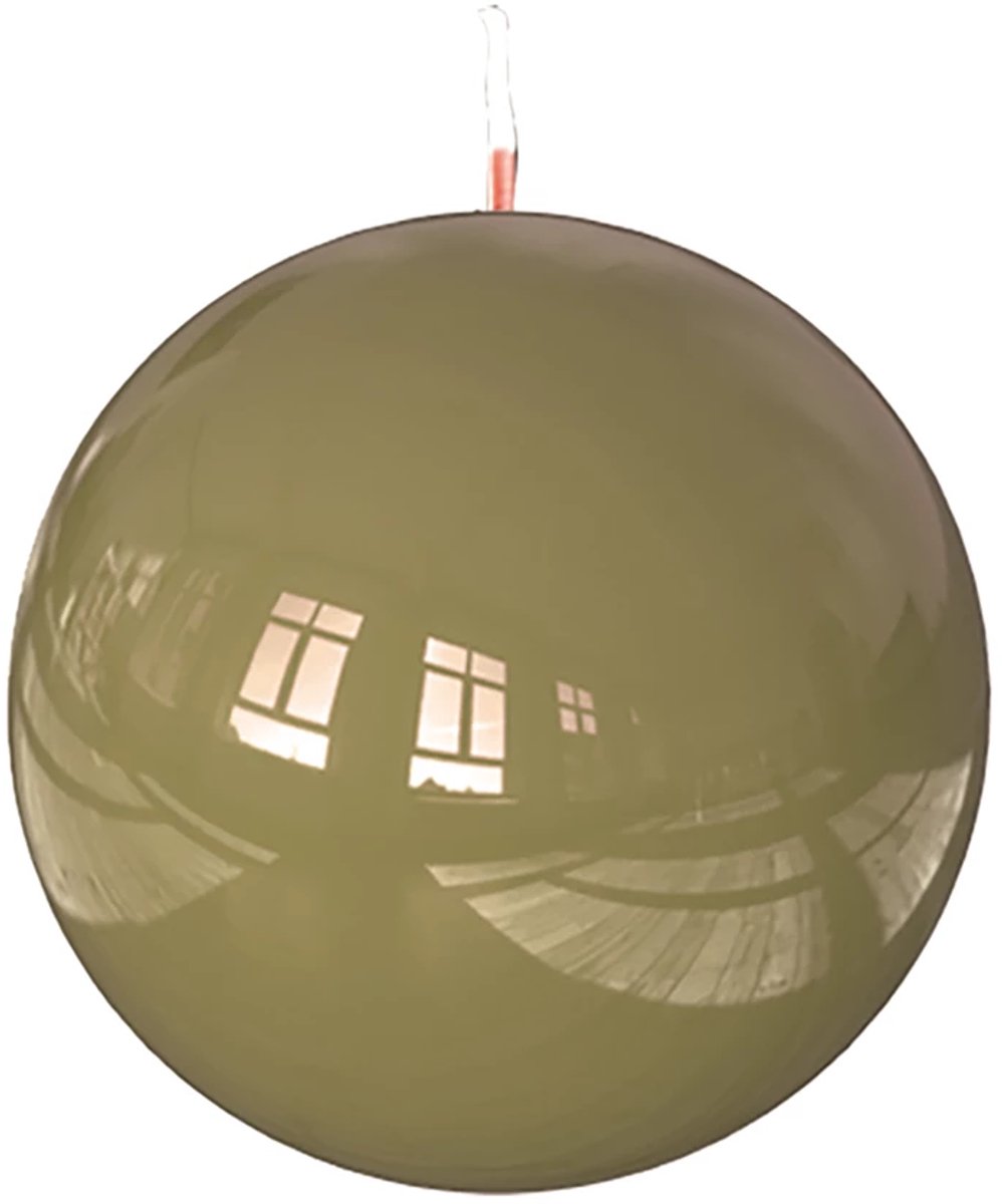 Engels Kerzen Classic bolkaars D10cm flechte lacque