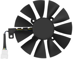 Grafische kaarten Koelventilator PLD09210S12HH Videokaart Koelventilator Geschikt voor ASUS STRIX R9 390X 390 RX480 GTX 980Ti 1060 1070 1080 Grafische Kaart 12V/0.4A