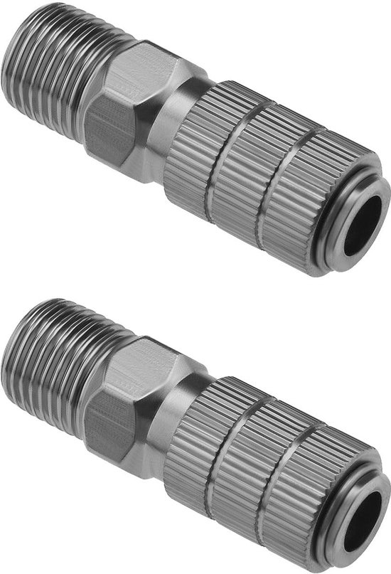 2 STKS Quick Release Airbrush Disconnect Koppeling Adapter 1/8 Inch