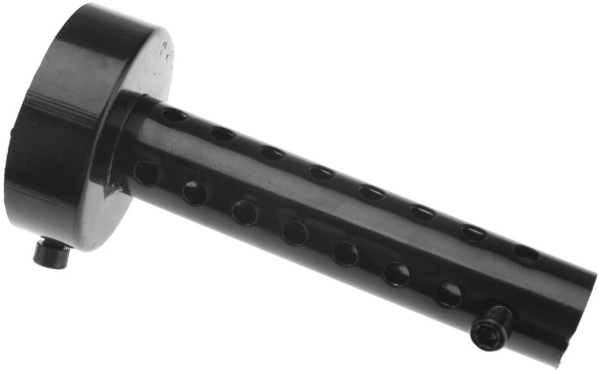 Zwarte motorfiets uitlaat geluiddemper 48/60 mm 140 mm lang invoegen-kunnen DB Killer