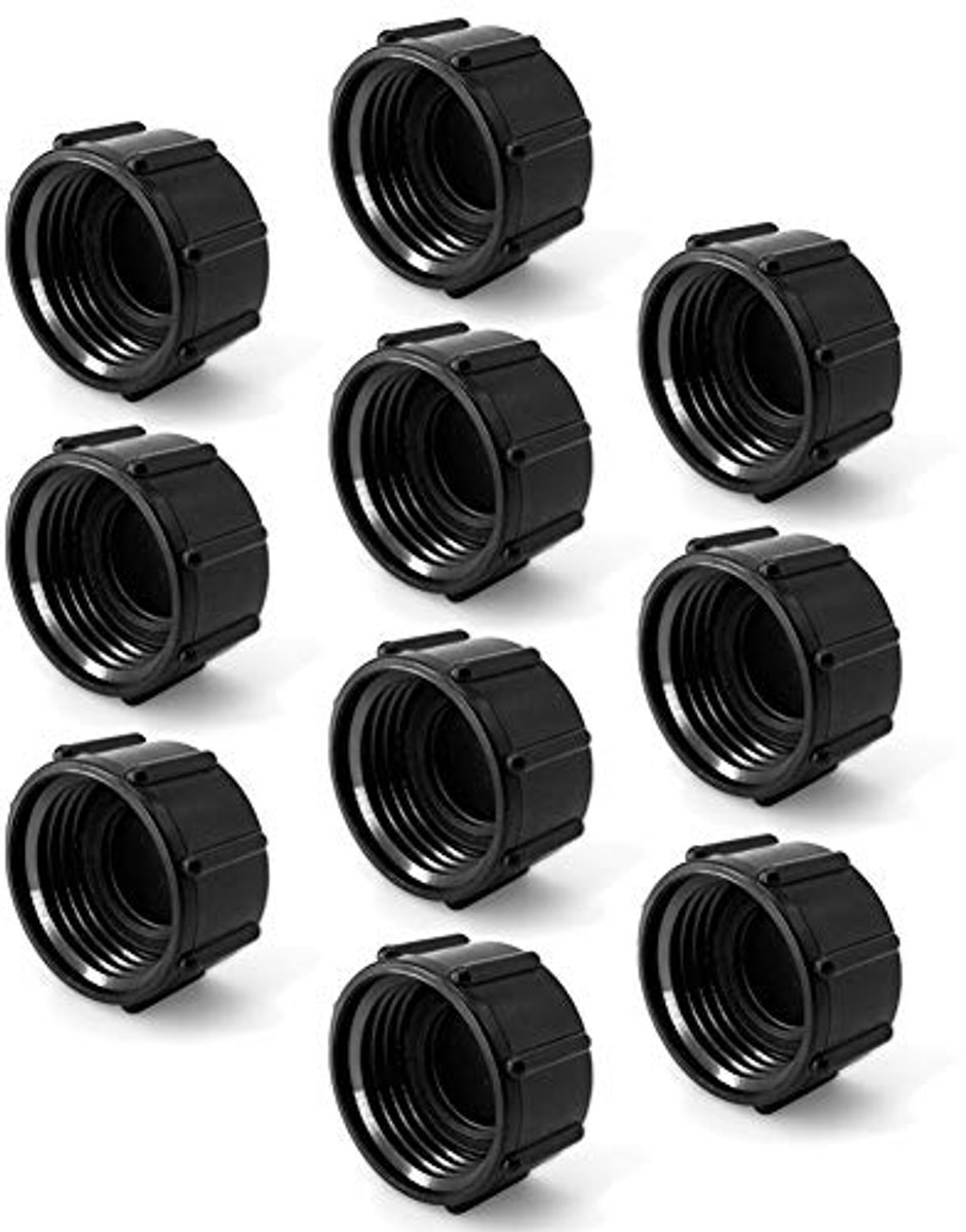Kunststof slangdoppen voor tuinslang - 10 stuks - 3/4 inch GHT