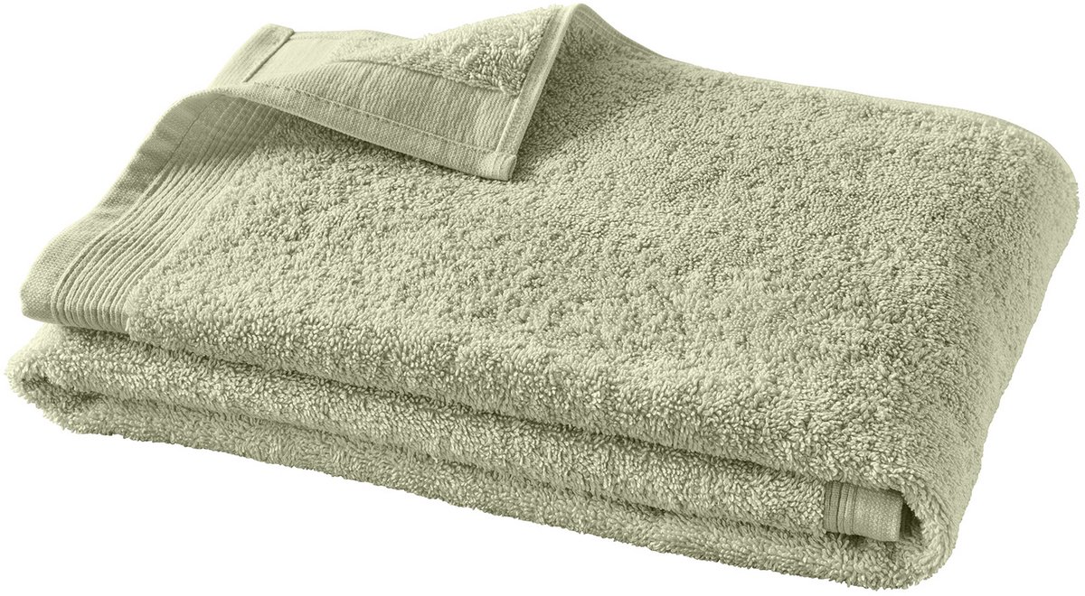 Blanc des Vosges Luxe Badhanddoek Uni - kaki - 50x100 cm - 100% microkatoen - 600 g/m²