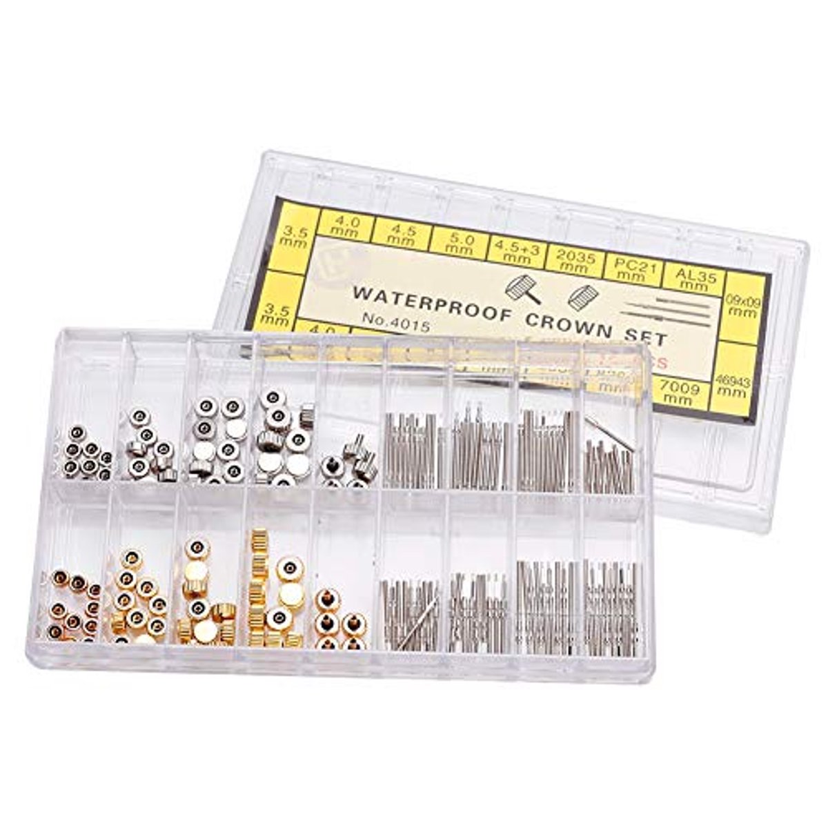 Roestvrijstalen Horlogekroon en Veerstaafset - Reparatiegereedschap voor Horlogemakers