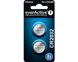 Everactive Cr2032 Lithiumbatterijen Voor Afstandsbedieningen, Klokken, Wekkers En Andere Elektronische Apparaten (Blisterverpakking)