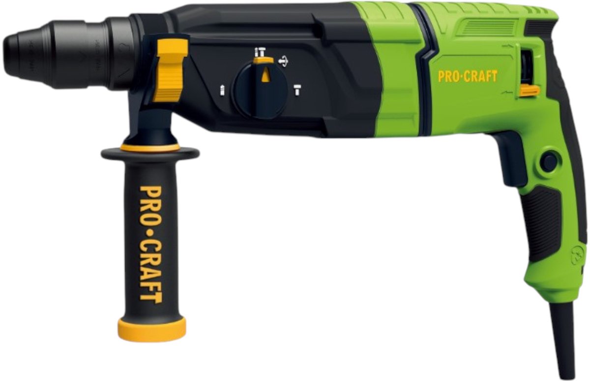 Procraft BH1100DFR combihamer 900 watt 3,2 J SDS plus + koffer