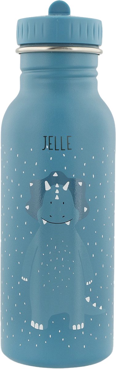 Studio Balune Gepersonaliseerde Trixie Drinkfles 500ml - Mr. Triceratops