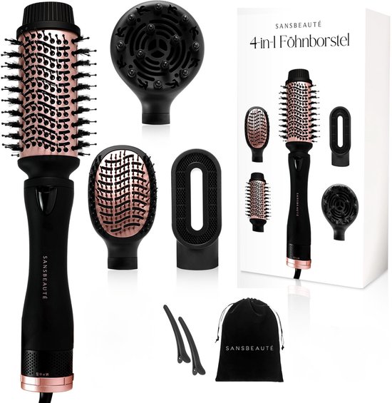 Sansbeauté® 4-in-1 Borstel met Diffuser