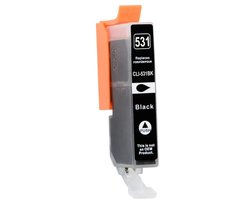Inktcartridge Geschikt voor Canon PGI-530 / CLI-531 | 1x Fotozwart cartridge Geschikt voor Canon Pixma TS8750 - TS8751 - Inktpatronen - Inkt - printer