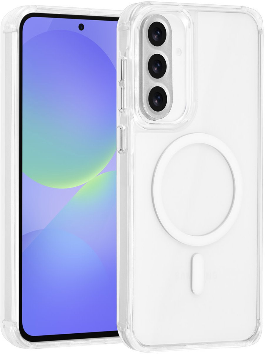 TUNIQ Back cover voor Galaxy A36 - Transparent - Antishock - MagSafe
