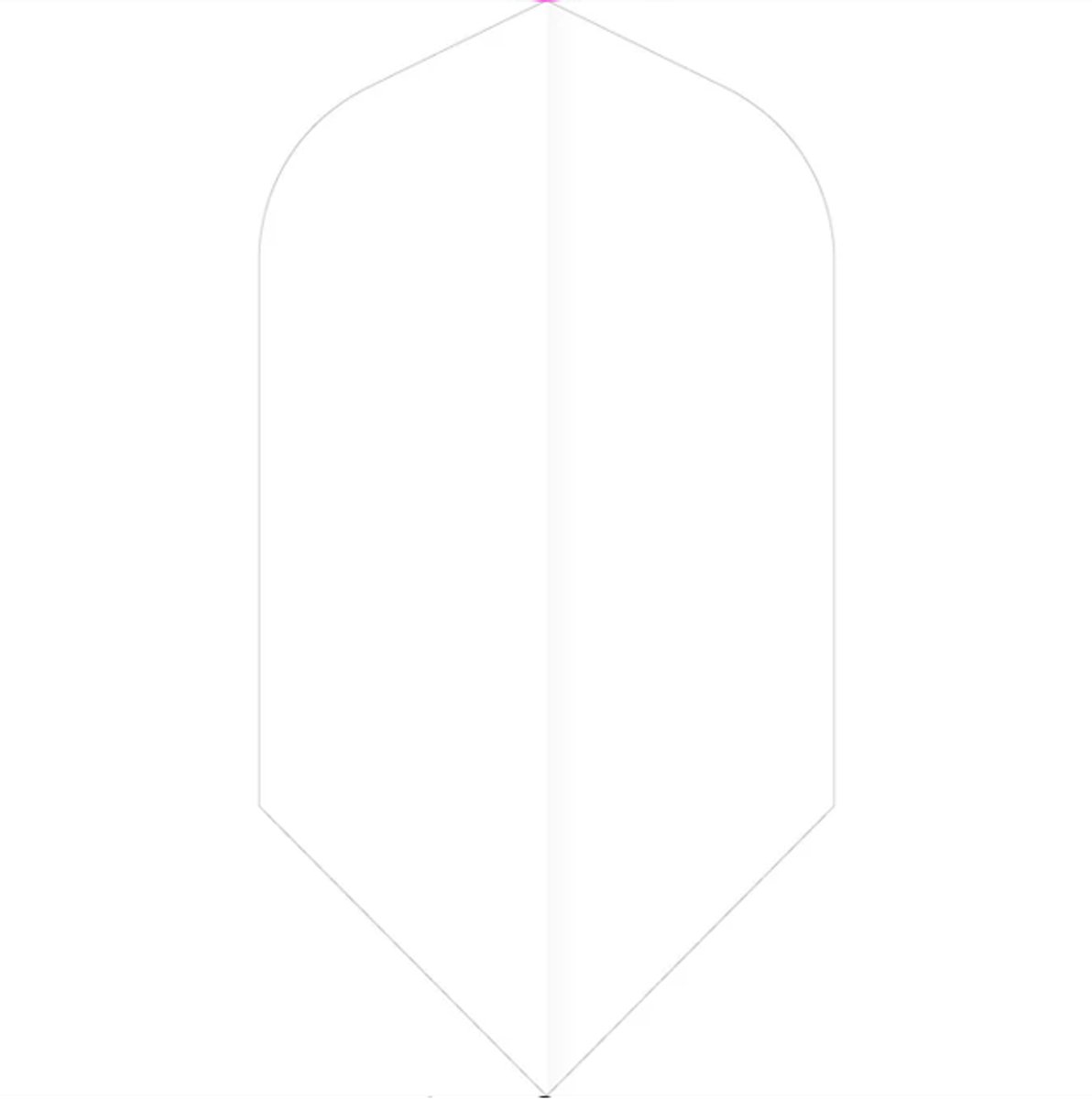 DLDarts - Slim Flights - 75 micron - 1 Set - Wit