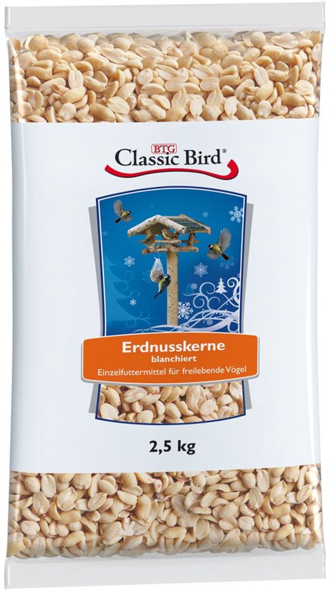 Classic Bird pinda pitten geblancheerd - 10kg (4 x 2,5kg)