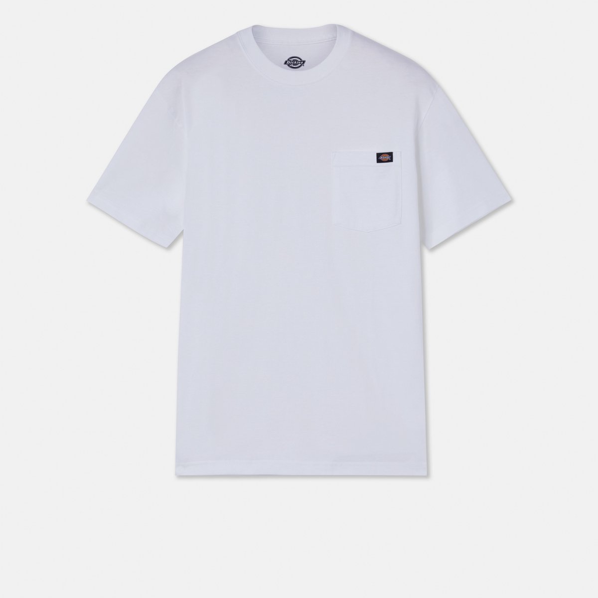 Dickies Heren-t-shirt met zak en logo (WS436) DK0A4XUC - White - S