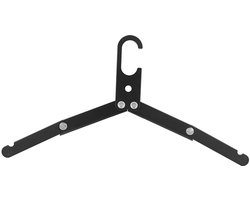 Portable Non Slip Travel Hangers Metal Hangers,Foldable Clothes Hanger,Indoor Outdoor Clothes Organizer Drying Rack,Space Saving Travel Accessories for Travel,Camping,Cruising,Hotel