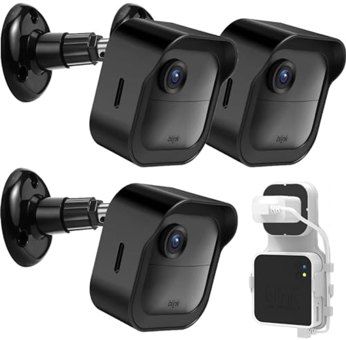 Weerbestendige Camera Montage met 360° Verstelbare Houder en Sync Module