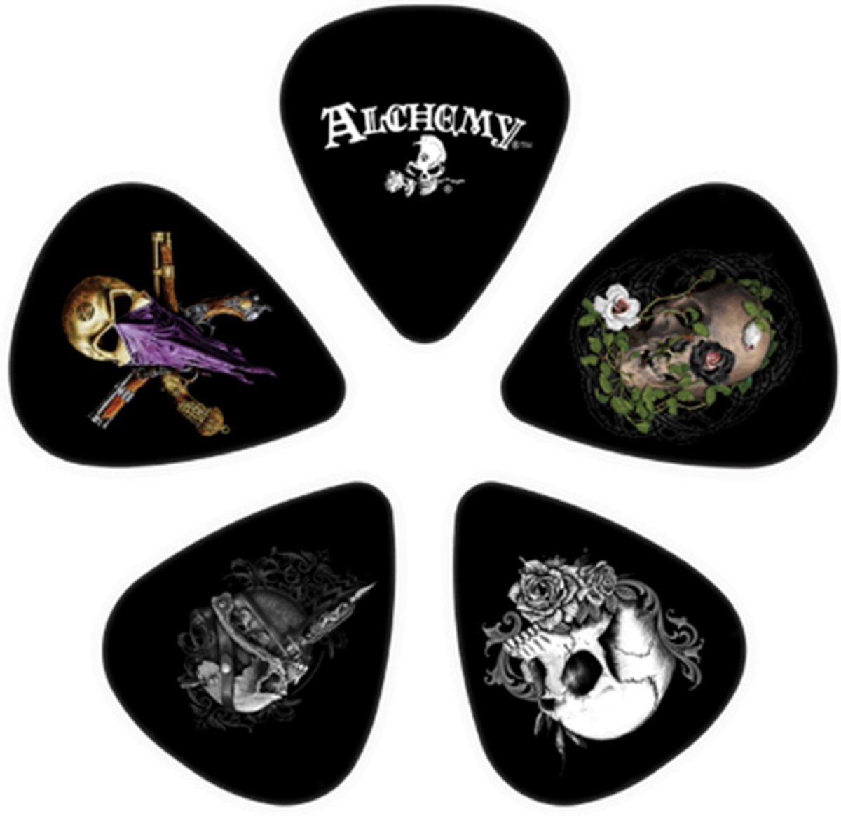 Alchemy Crypt Signature Medium - plectrum - 0.70 mm - 10-pack