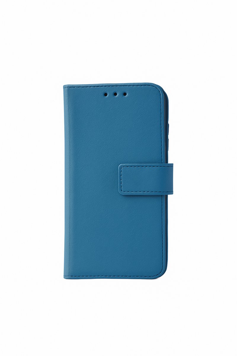 PU Wallet Premium for Galaxy S25 Edge Denim Blue NEW